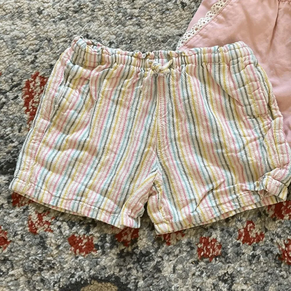 Toddler Girls Shorts Bundle 5T Old Navy & OshKosh Summer 2-Pair Lot